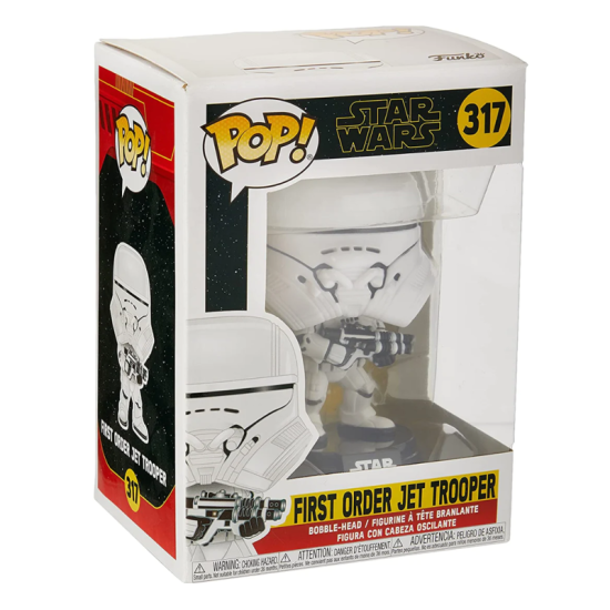 POP! : Star Wars Rise Of Skywalker First Order Jet Trooper Bobble Head BY FUNKO (317)